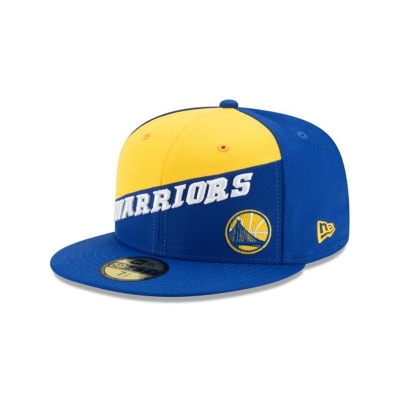 Sapca New Era Golden State Warriors NBA Color Split 59FIFTY Fitted - Albastri